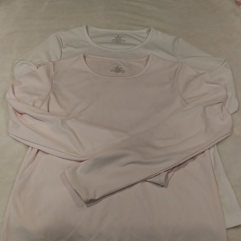 2 Cuddle Duds Tops size small